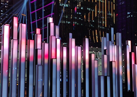 leyu.乐鱼创意屏之罗湖钢琴屏项目